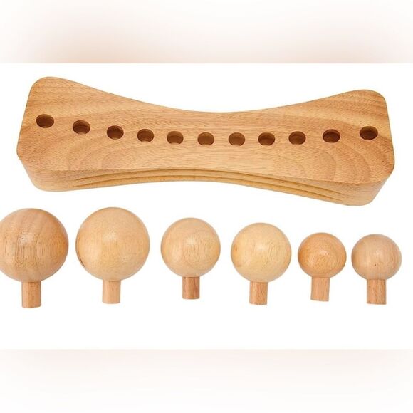 Physiotherapy supplies for massage.  Pressure point wooden tool.  New in box. - Picture 3 of 15